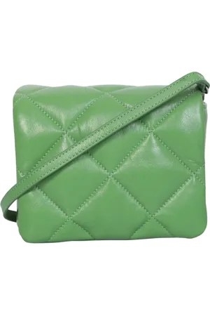 Stand Studio Femme, Sacs, Vert, Taille: ONE Size Petit sac vert à rabat et matelassage losanges