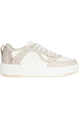 Stella McCartney Femme, Chaussures, , Taille: 40 EU Baskets basses à empiècements contrastants