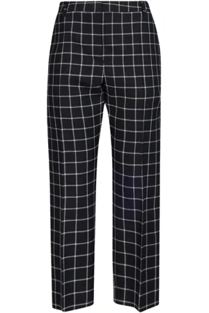 Marni Femme, Pantalons, Noir, Taille: 40 FR Pantalon Écossais Court