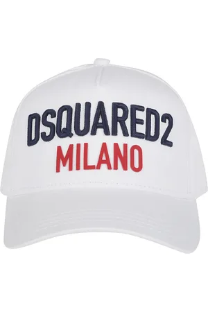 Dsquared2 Homme, Accessoires, Blanc, Taille: ONE Size Casquette de baseball à logo
