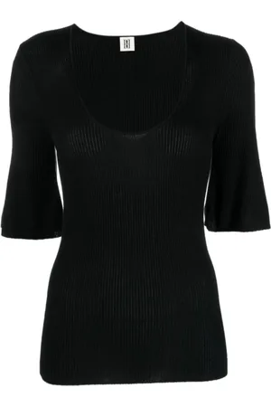 By Malene Birger Femme, Blouses et Chemises, Noir, Taille: 36 FR Remona Tricots