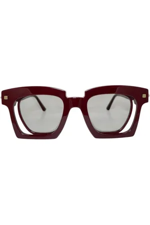 KUBORAUM Unisex, Accessoires, Rouge, Taille: ONE Size Lunettes de soleil Bordeaux - Modèle Maske J9