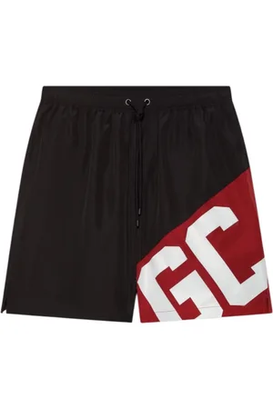 GCDS Homme, Shorts, Noir, Taille: M Boxer Noir avec Logo et Poches