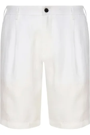 ELEVENTY Homme, Shorts, Blanc, Taille: W32 Bermuda en Lin
