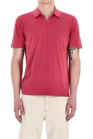 DRUMOHR Homme, Tops, Rouge, Taille: XL T-shirts et Polos Rouges Superlight Coton