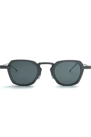 Thom Browne Homme, Accessoires, Gris, Taille: ONE Size Lunettes de soleil carrées