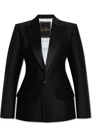 Dsquared2 Femme, Vestes, Noir, Taille: 40 FR Blazer avec Inserts en Satin