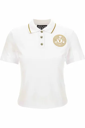 VERSACE Femme, Tops, Blanc, Taille: 42 FR T-shirts et Polos Blancs