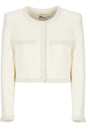 Self-Portrait Femme, Vestes, , Taille: 40 FR Veste Courte Perlée