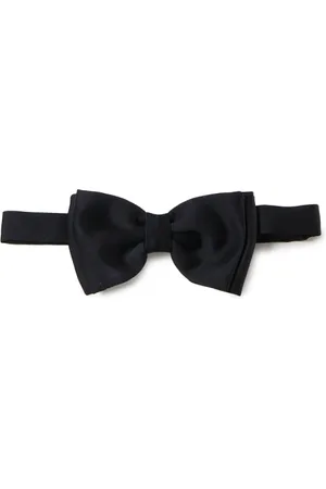 LARDINI Homme, Accessoires, Noir, Taille: ONE Size Papillon Oversize en Satin Noir