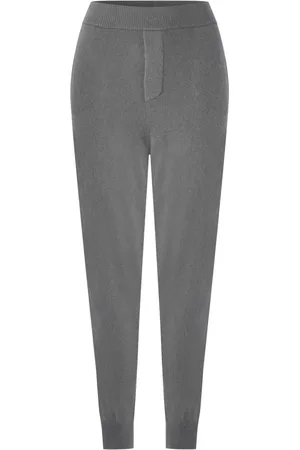 Dsquared2 Femme, Pantalons, Gris, Taille: 40 FR Pantalon de survêtement en cachemire tricoté