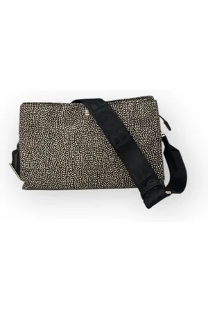 Borbonese Femme, Sacs, Gris, Taille: ONE Size Sac Bandoulière Croisé