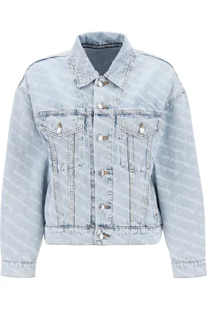 Alexander Wang Femme, Vestes, Bleu, Taille: 40 FR Denim Vestes