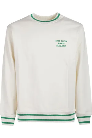 Drôle de Monsieur Homme, Sweatshirts et sweats à capuche, Blanc, Taille: L Le SweaT-shirt Slogan Sport