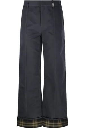Burberry Femme, Pantalons, Bleu, Taille: 36 FR Pantalon Large