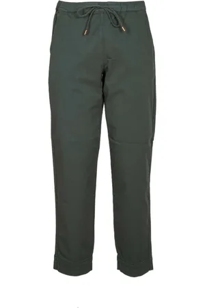 Max Mara Femme, Pantalons, Vert, Taille: 36 FR Pantalon Slim-fit
