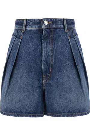 Sportmax Femme, Shorts, Bleu, Taille: 40 FR Collection de T-shirts et Shorts Décontractés