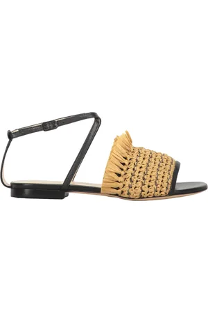 Fabiana Filippi Femme, Chaussures, Brun, Taille: 36 EU Sandales en Cuir Perles