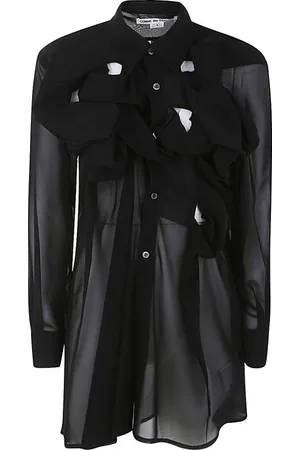 Comme des Garçons Femme, Blouses et Chemises, Noir, Taille: 40 FR Chemise Noire à