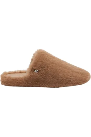 Max Mara Femme, Chaussures, , Taille: 41 EU Pantoufles Teddy en Soie