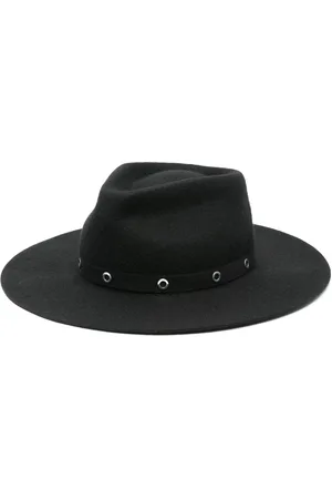 Dondup Femme, Accessoires, Noir, Taille: ONE Size Chapeau Orné de Clous