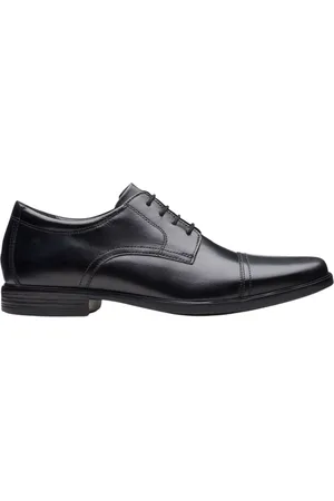 Clarks Homme, Chaussures, Noir, Taille: 43 EU Chaussures habillées Howard Cap