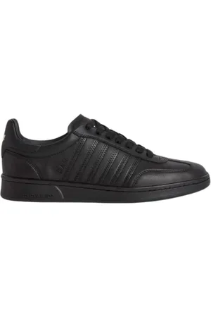 Dsquared2 Homme, Chaussures, Noir, Taille: 43 EU Baskets en cuir