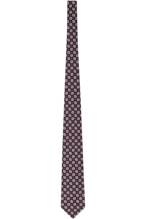Etro Homme, Accessoires, Multicolore, Taille: ONE Size Cravate en Soie Jacquard avec Motif