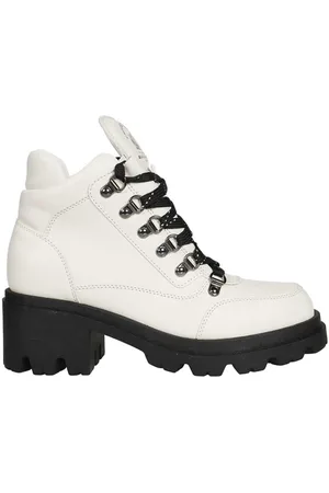 Emporio Armani Femme, Chaussures, , Taille: 39 EU Bottines à lacets en cuir