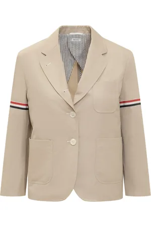 Thom Browne Femme, Vestes, , Taille: 36 FR Veste Courte Croisée