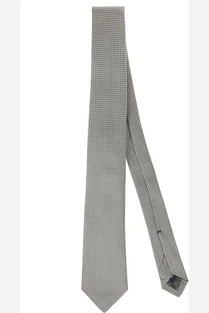 Errico Formicola Homme, Accessoires, Gris, Taille: ONE Size Cravate en Soie Fait Main