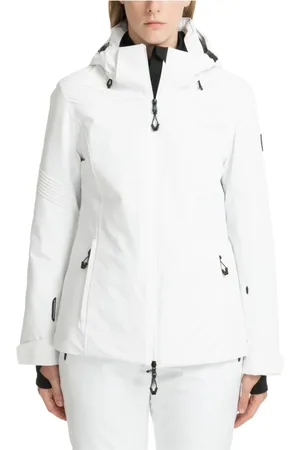 EA7 Femme, Sport, Blanc, Taille: 38 FR Veste de ski Stratum 7