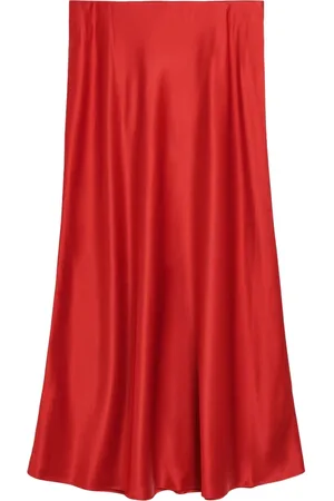 By Malene Birger Femme, Jupes, Rouge, Taille: 42 FR Boshan Skirt A-line Midi