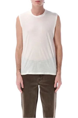 OUR LEGACY Homme, Tops, Blanc, Taille: M Débardeur Respirant