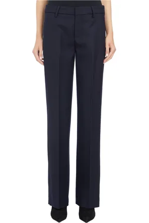 Dondup Femme, Pantalons, Bleu, Taille: 36 FR Pantalon Maya Tailleur