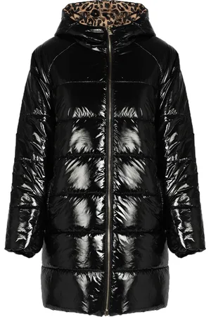 Liu Jo Femme, Manteaux, Noir, Taille: 42 FR Trench-coat matelassé double face