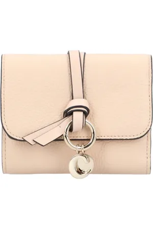 Chloé Femme, Accessoires, , Taille: ONE Size Portefeuille en cuir grainé