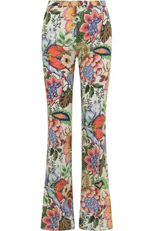 Etro Femme, Pantalons, Multicolore, Taille: 40 FR Pantalon Large Imprimé