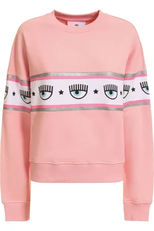 Chiara Ferragni Femme, Sweatshirts et sweats à capuche, Rose, Taille: 40 FR Sweat à capuche