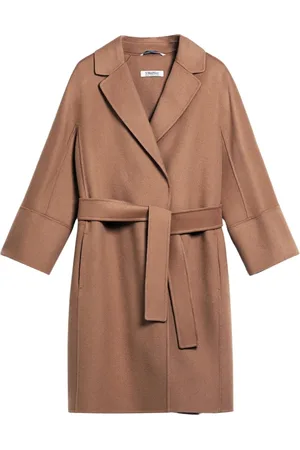 Max Mara Femme, Manteaux, , Taille: 42 FR Manteau Double en Laine avec Manches Kimono