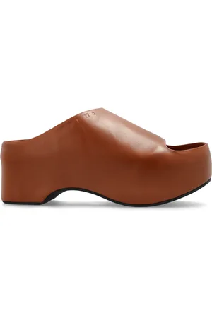 Marni Femme, Chaussures, Brun, Taille: 39 EU Sandales à Plateforme en Cuir