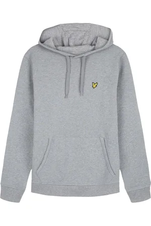 Lyle & Scott Homme, Sweatshirts et sweats à capuche, Gris, Taille: M Pull à Capuche Marl