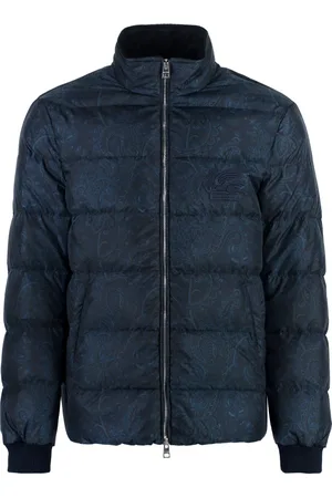 Etro Homme, Vestes, Bleu, Taille: M Doudoune imprimé paisley