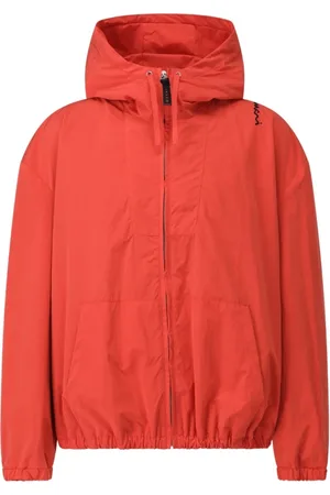 Marni Homme, Vestes, Rouge, Taille: L Veste d`extérieur à capuche avec fermeture éclair