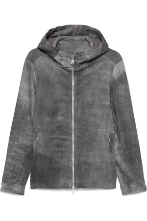 GIORGIO BRATO Homme, Vestes, Gris, Taille: L Veste Slim en Daim avec Boutons