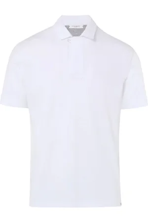Paolo Pecora Homme, Tops, Blanc, Taille: L Chemise Blanche à Rayures Tricot