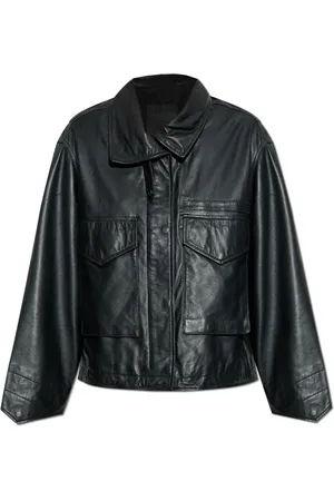 AllSaints Femme, Vestes, Noir, Taille: 42 FR Veste en cuir