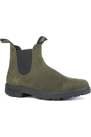 Blundstone Homme, Chaussures, Vert, Taille: 41 EU Bottines Chelsea en cuir à semelle crêpe
