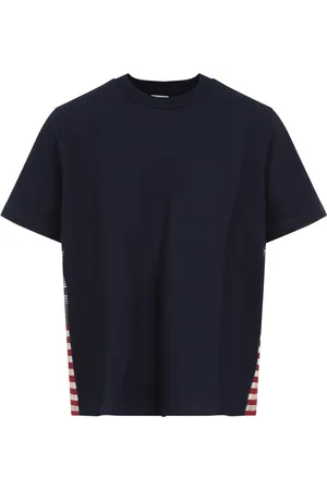 Bottega Veneta Homme, Tops, Bleu, Taille: S T-Shirt Abyss Multistripes