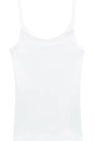 Filippa K Femme, Tops, Blanc, Taille: 44 FR Débardeur côtelé